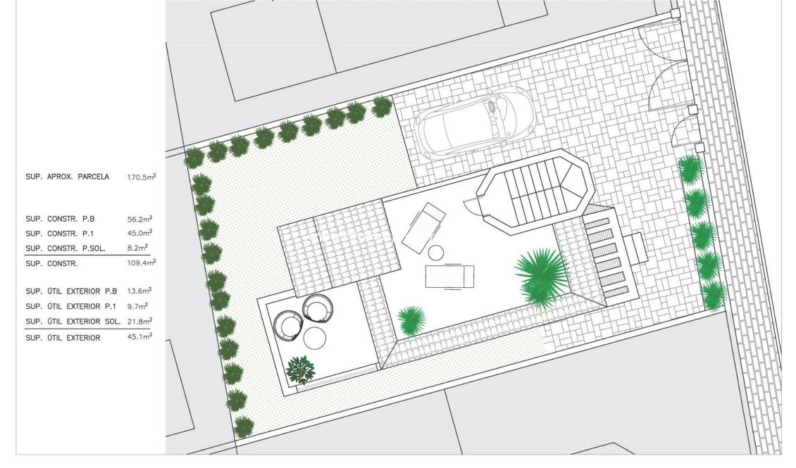 Neubau - Villa - San Fulgencio - El Oasis