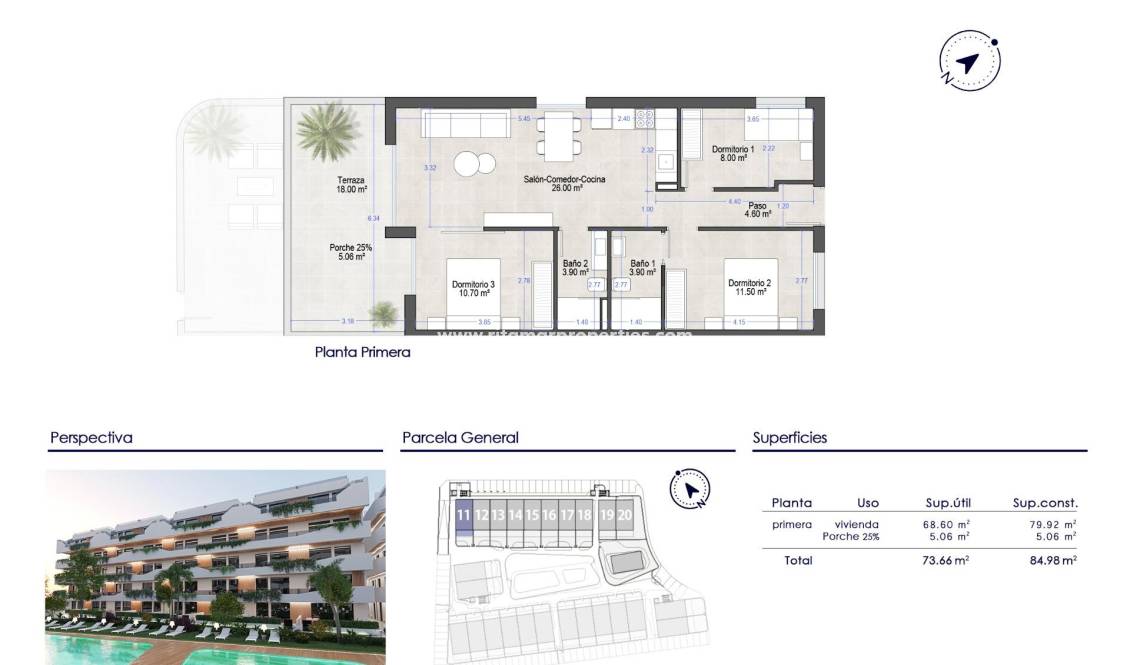 Neubau - Wohnung - San Javier - Santiago De La Ribera