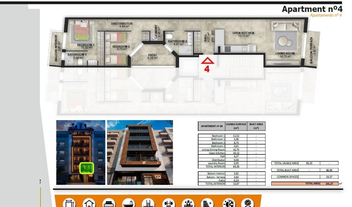 Neubau - Wohnung - Torrevieja - Playa de El Cura