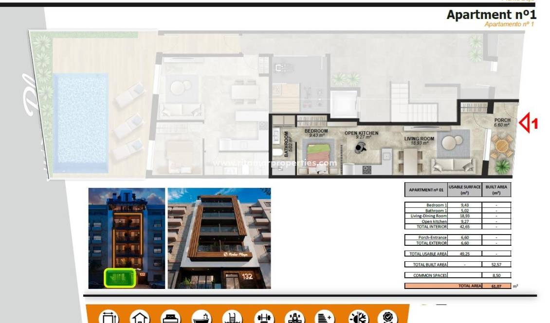 Neubau - Wohnung - Torrevieja - Playa de El Cura