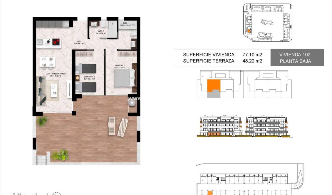 Neubau - Wohnung - Torrevieja - La Siesta