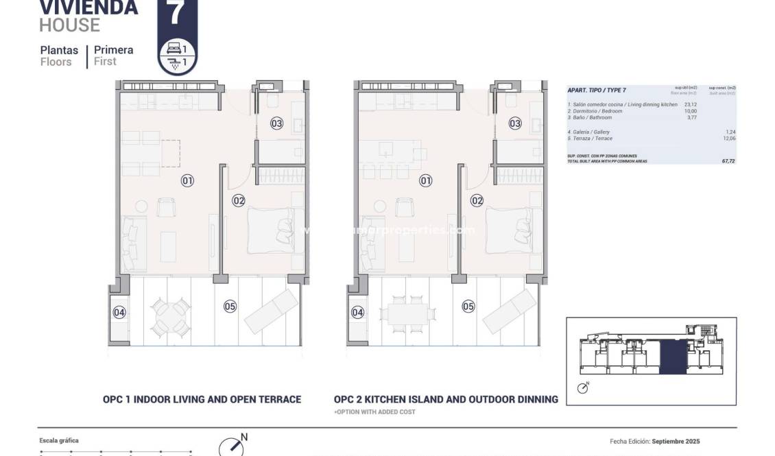  - Wohnung - Villajoyosa - Puntes del Moro