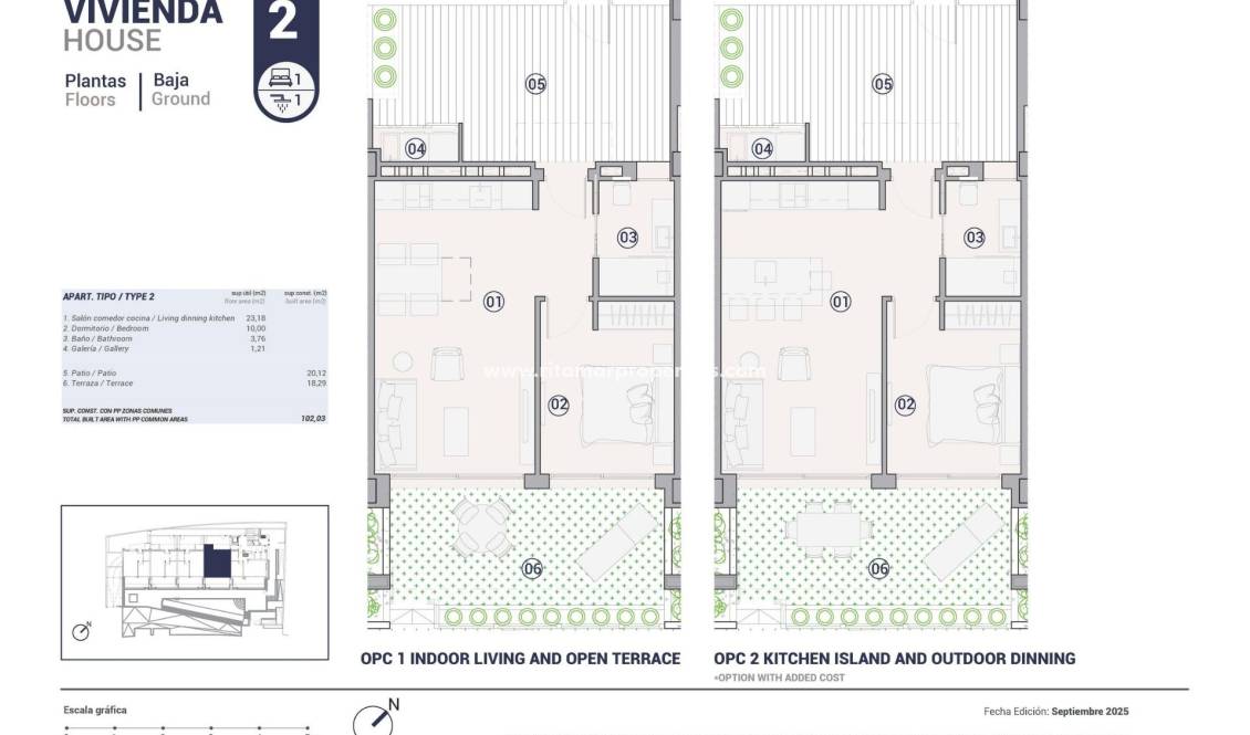  - Wohnung - Villajoyosa - Puntes del Moro