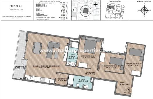 New build - Apartment - Algorfa - Pueblo