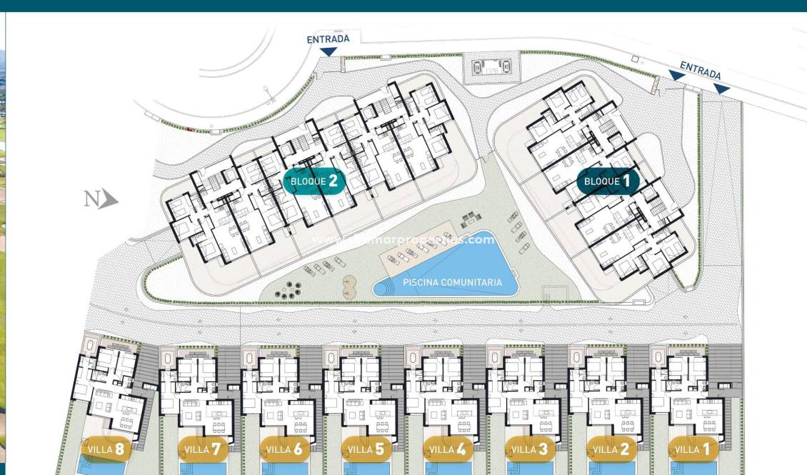 New build - Penthouse - Los Alcázares - Serena Golf