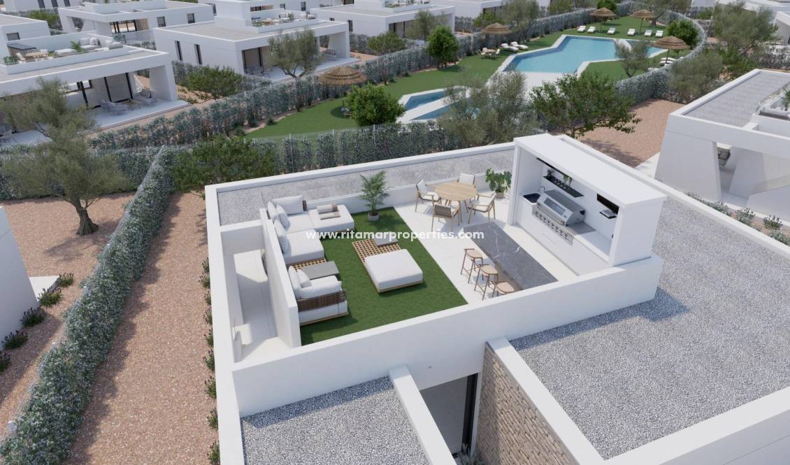 New build - Villa - Fuente Álamo - Hacienda Del Álamo Golf