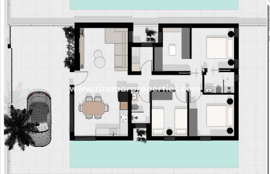  - Villa - Benijófar - Urbanizacion Monteazul