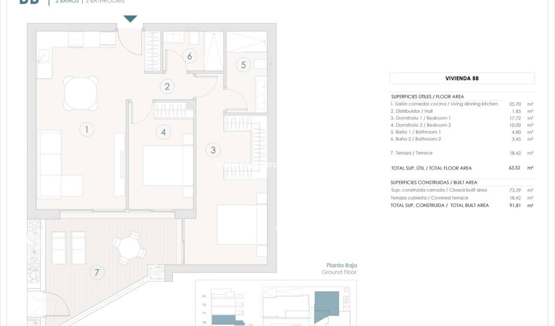  - Apartamento - Benijófar - Pueblo