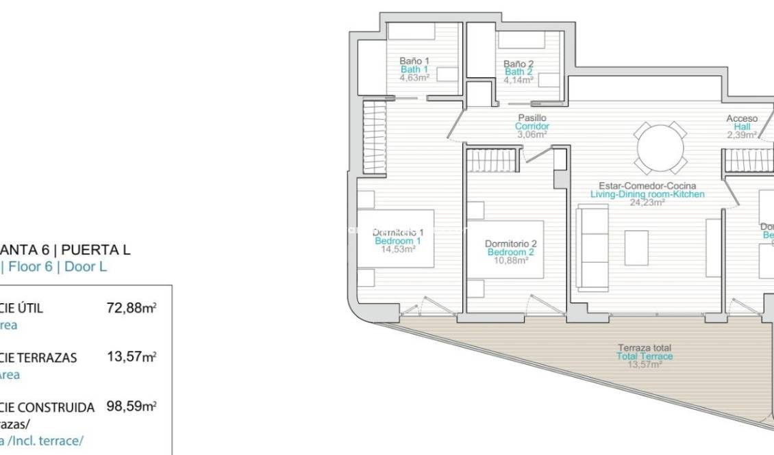  - Apartment - Villajoyosa - La Tellerola