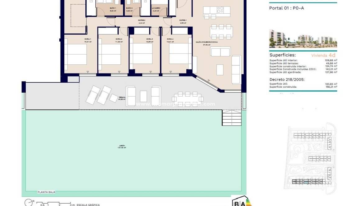  - Ground floor apartment - Almerimar