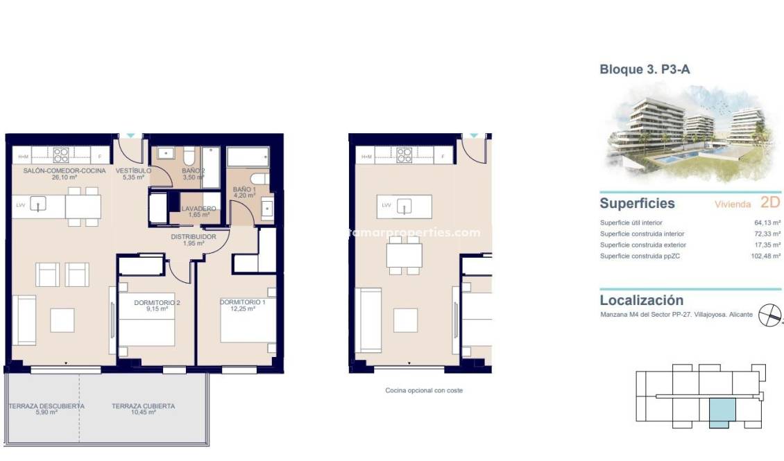 Nieuwbouw - Appartement - Villajoyosa - Playa del Torres