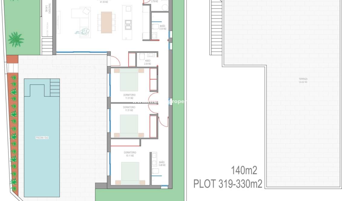  - Villa - San Javier - Parque del doce