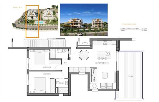  - Wohnung - Fuente Álamo - Hacienda del Alamo