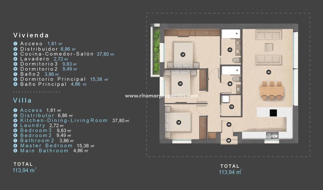 - Villa - Orihuela Costa - Las Filipinas