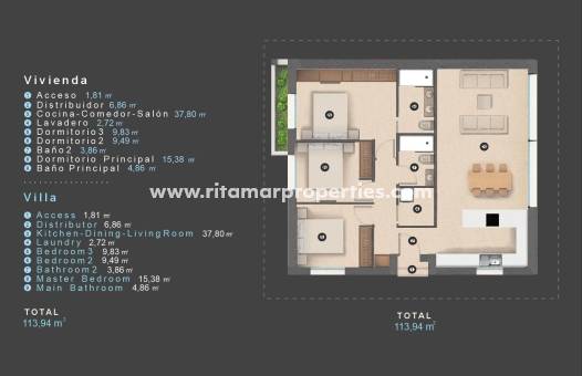  - Villa - Orihuela Costa - Las Filipinas