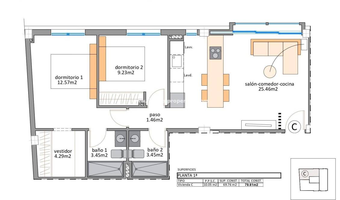  - Apartment - San Pedro del Pinatar - Lo Pagan