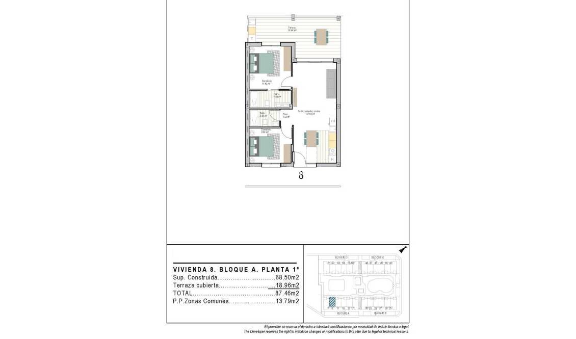  - Appartement - Torre Pacheco - San Cayetano