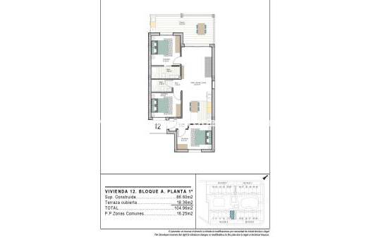 Nieuwbouw - Appartement - Torre Pacheco - San Cayetano