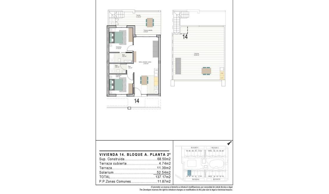Nieuwbouw - Penthouse - Torre Pacheco - San Cayetano