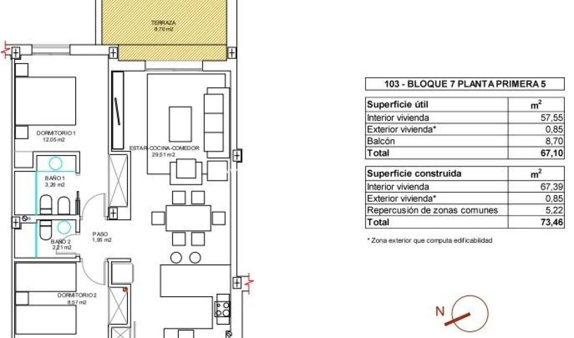  - Appartment - Vera - El Playazo