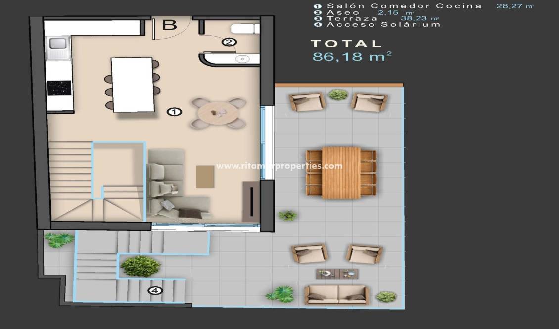  - Penthouse - Torrevieja - Centro