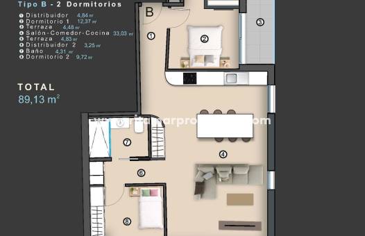  - Appartment - Torrevieja - Centro