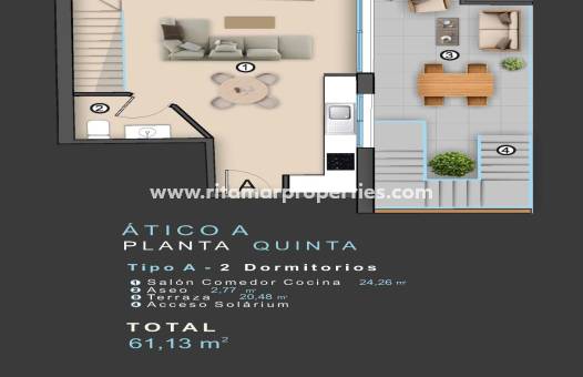  - Penthouse - Torrevieja - Centro