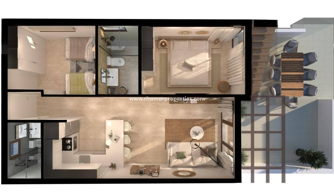  - Wohnung - Vera - Vera Playa