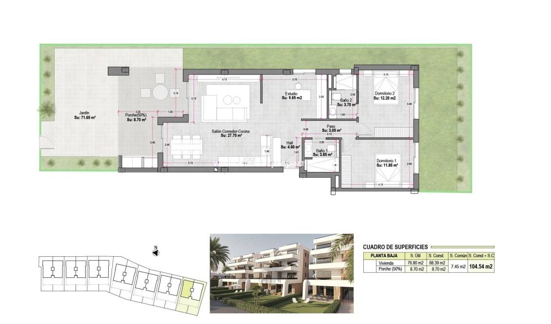 Nouvelle Construction - Appartment - Alhama De Murcia - Condado De Alhama