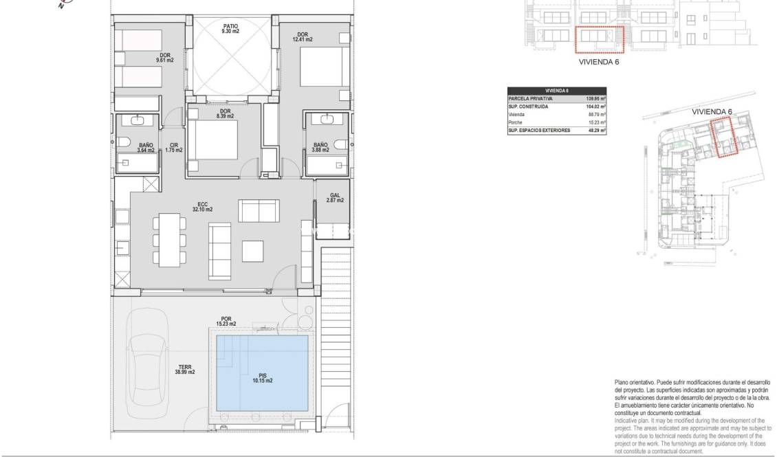  - Bungalow - Pilar de la Horadada - pueblo