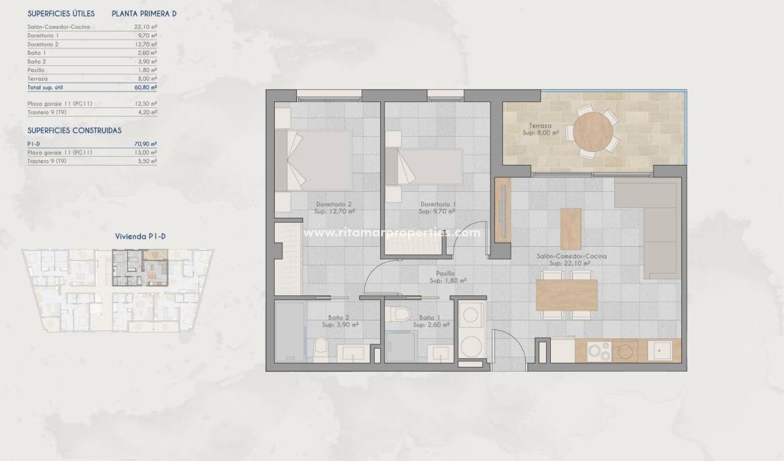  - Wohnung - San Pedro del Pinatar - Lo Pagan