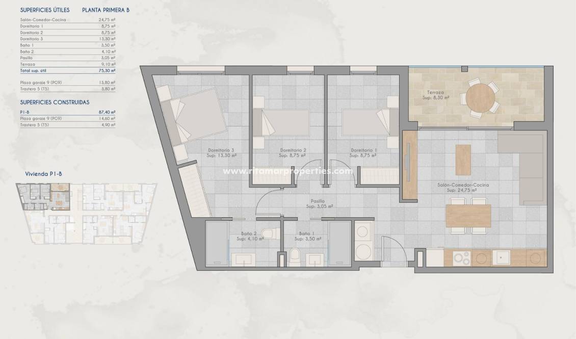  - Appartment - San Pedro del Pinatar - Lo Pagan