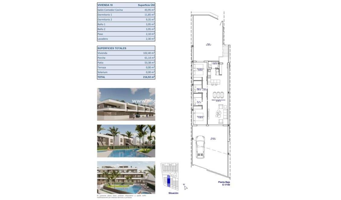  - Bungalow - Pilar de la Horadada - pueblo