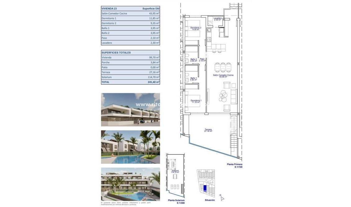  - Bungalow - Pilar de la Horadada - pueblo