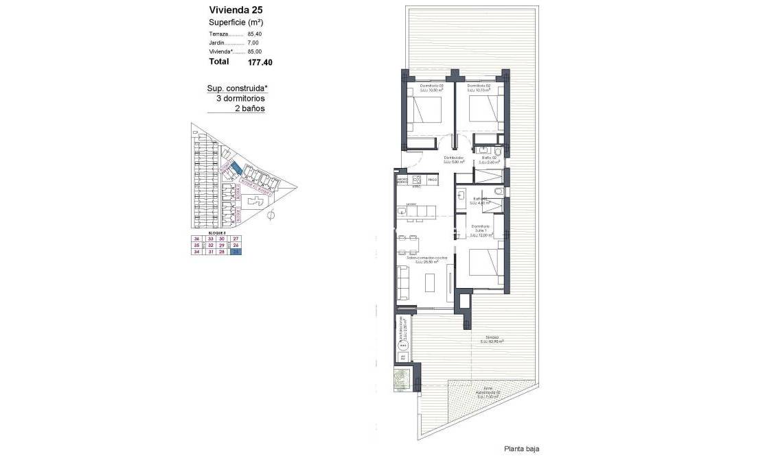  - Appartement - Los Alcázares - Serena Golf