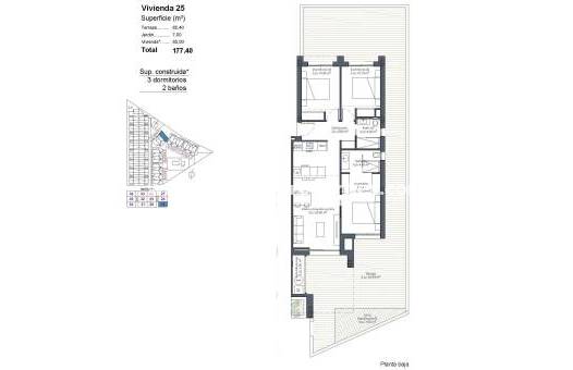  - Appartement - Los Alcázares - Serena Golf