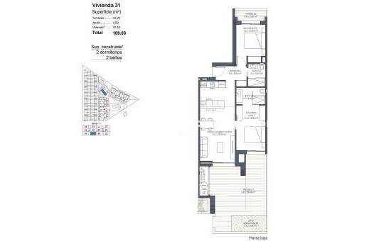  - Wohnung - Los Alcázares - Serena Golf