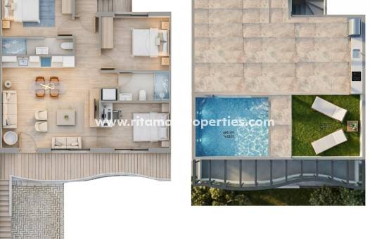  - Bungalow - Pilar de la Horadada - parques de Andromeda