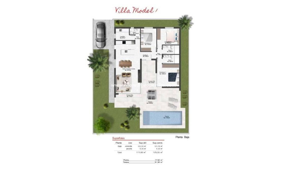 Neubau - Villa - Baños y Mendigo - Altaona Golf