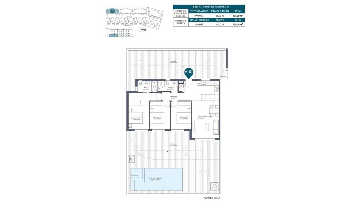  - Appartement - Los Alcázares - Serena Golf