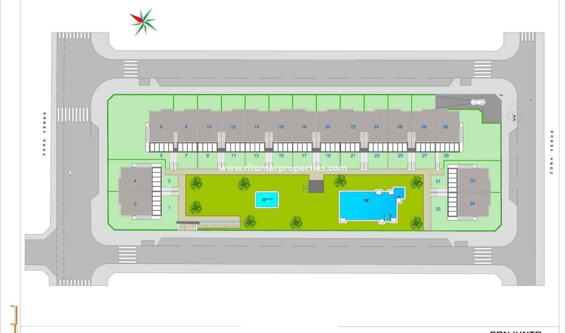 Nouvelle Construction - Bungalow - Pilar de la Horadada - pueblo
