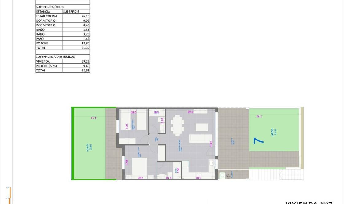 Neubau - Bungalow - Pilar de la Horadada - pueblo
