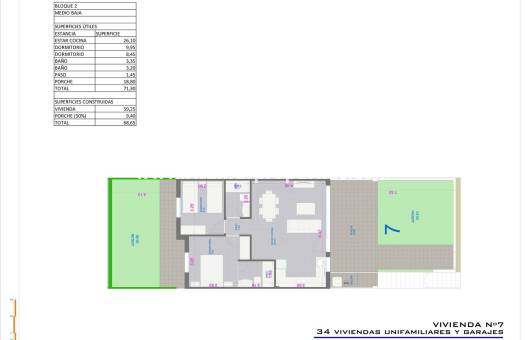 Neubau - Bungalow - Pilar de la Horadada - pueblo