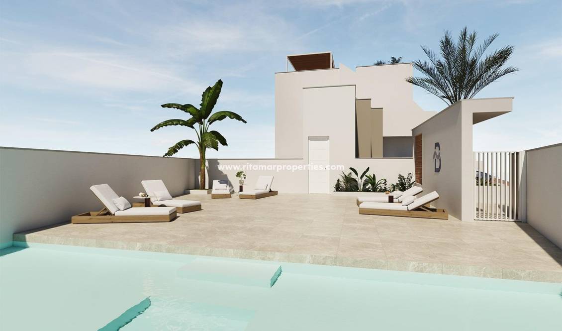 New build - Bungalow - San Pedro del Pinatar - Pueblo