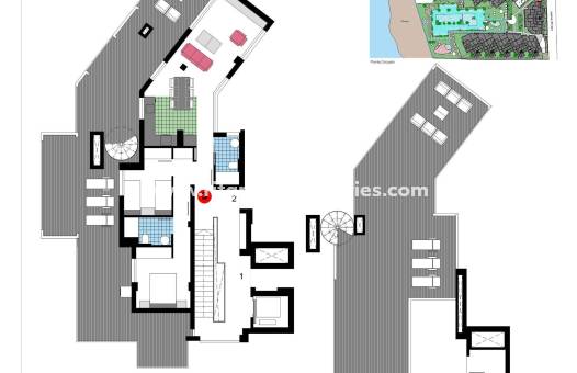  - Penthouse - Denia - L´Estanyó (Marinas)