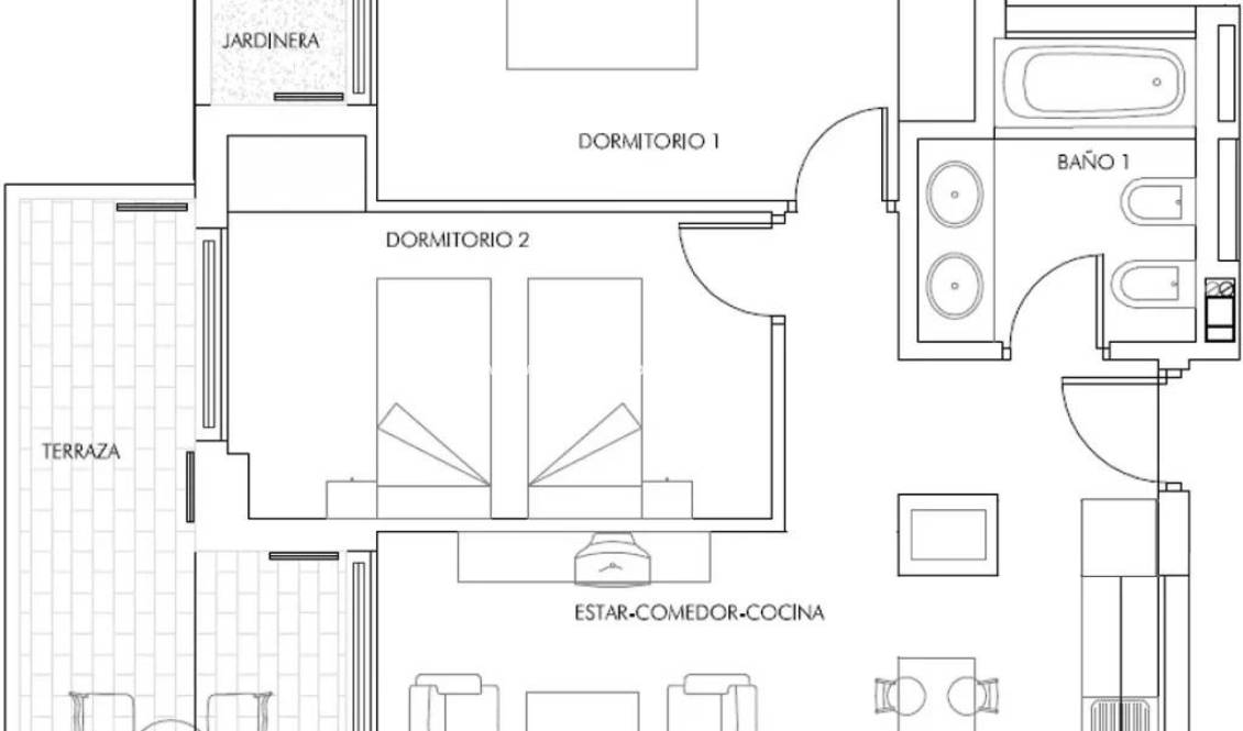  - Appartment - Vera - Puerto del Rey