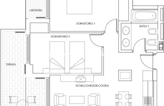  - Appartment - Vera - Puerto del Rey