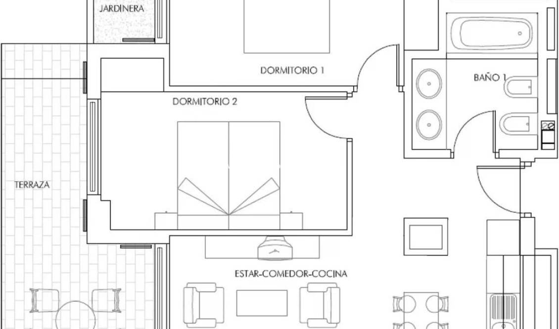  - Appartement - Vera - Puerto del Rey