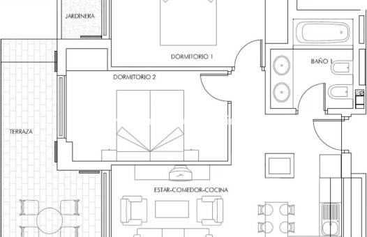  - Appartement - Vera - Puerto del Rey