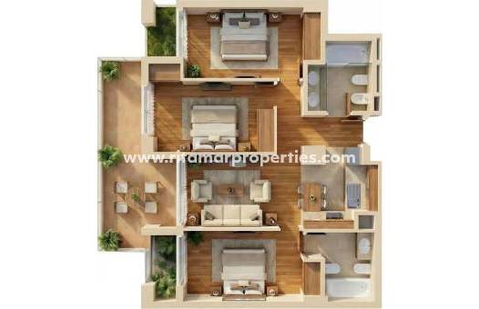  - Appartement - Vera - Puerto del Rey